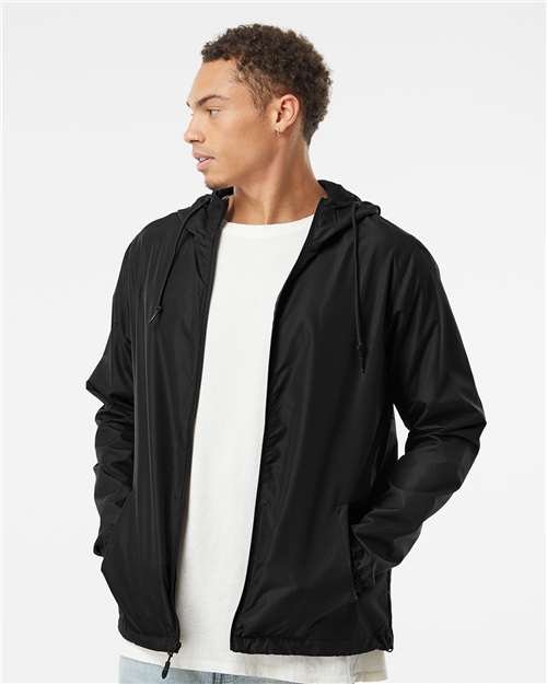 Men's Lightweight Windbreaker Full-Zip Jacket